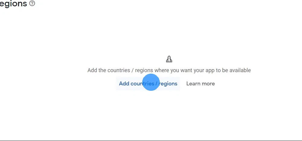Click the "Add countries" button.