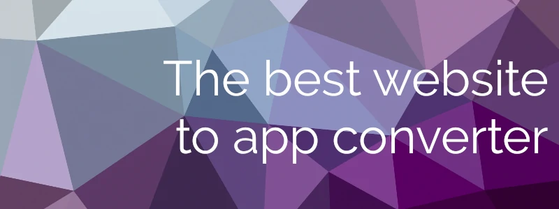 Wat is de beste website naar app converter die er is?